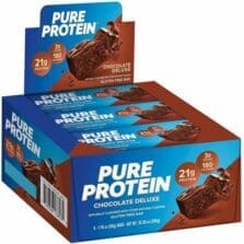 Protein Bars, w/20gProtein, LowSugar, ChocDeluxe, 6/Box, BN