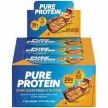 Protein Bars, w/20gProtein, LowSugar, ChocPnutButter, 6/Box, BN