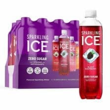 Water, Sprklng, ChrryLmad/BlkRsp/OrngMng/KwStrwb, 17oz, 12/CT, PE