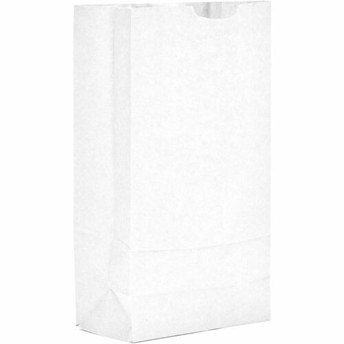 Bags, f/Groceries, No. 10, Paper, SelfStand, 500/CT, BleachedKraft