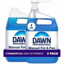 Detergent,Pot/Pan, Liquid, w/Pump, 1Gallon, 2/CT, Blue