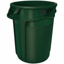 Brute Container, Hvy-Dty, 32 Gallon, Green