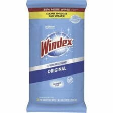 Wipes, f/Glass/Multisurface, Windex, 38/PK, White