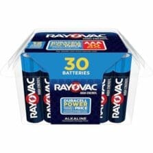 Batteries, High-Energy, Alkaline, AAA, 30/PK, Blue