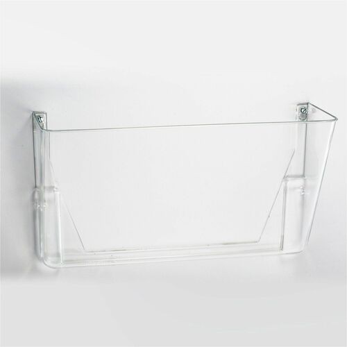 Expandable Pocket File System, LetterSize, Interlock, w/Mounting Hardware, Plastic, 13"Wx4"Dx7"H, Clear
