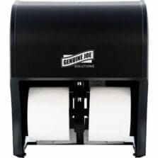 Dispenser, f/Bath Tissue, 4 Roll, High-Capacity, Black