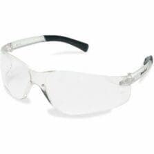 Safety Glasses, Nonslip Temple Grip, 12/BX, Clear