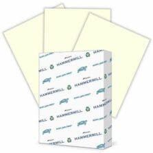 Copy Paper, 20 lb, 8-1/2"x11", 500/RM, 10RM/CT, 40CT/PL, Cream