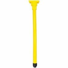 Wet Mop Handle, Jaw-Head, Metal, 60", Yellow