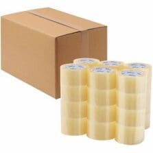 Sealing Tape, Acrylic, Hand, AllPurpose, Light/MediumDuty, HighShear, 1.7mil, 3"x110Yds, 24Rolls/CT, Clear