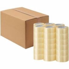 Sealing Tape, Acrylic, Hand, AllPurpose, Light/MediumDuty, HighShear, 2mil, 2"x110Yds, 36Rolls/CT, Clear