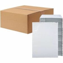 Bubble Mailers, Self-Seal, Tear/Weather/PunctureResist, Opaque, Polyethylene, #4, 9-1/2"x14-1/2", 100/CT, CR