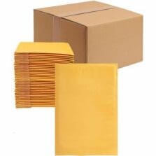 Bubble Mailers, Self-Seal, Tamper-Evident, #6, 12-1/2"x19", 50/CT, Kraft