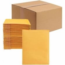 Bubble Mailers, Self-Seal, Tamper-Evident, #7, 14-1/4"x20", 50/CT, Kraft