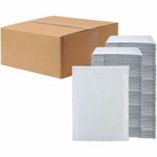 Bubble Mailers, Self-Seal, Tear/Weather/Puncture-Resist, OpaqueL, Polyethylene, #0, 6-1/2"x10", 250/CT, CR