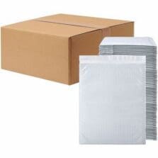 Bubble Mailers, Self-Seal, Tear/Weather/Puncture-Resist, Opaque, Polyethylene, #2, 8-1/2"x12", 100/CT, CR