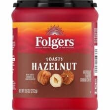 Coffee, ToastyHazelnut, ArtificiallyFlavored, Ground, 9.6oz, Brown