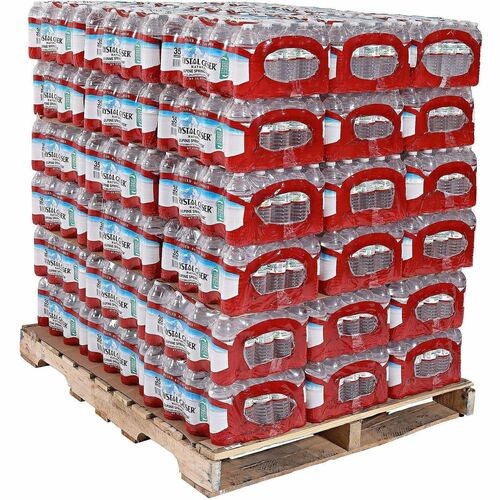 Water, Bottled, 16.9oz, 35/CT, 54/PL, Clear