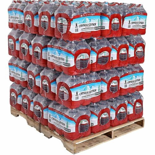 Water, Bottled, 1 Gal, 6/CT, 48/PL, Clear