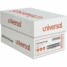 High-Bright Multipurpose Paper, 20lb BondWeight, 8.5x11, White, 500 Sheets/Ream, 10 RM/CT, 40 CT/PL