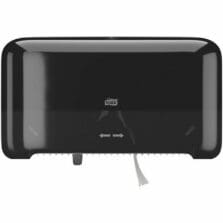 Dispenser,Bath Tissue, OptiServe, Coreless, High-Capacity, 2-Roll, Black