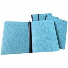 Report Cover, 3" Capacity Fasteners, 8.5"x11", Light Blue