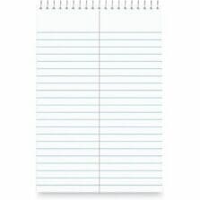 StenoNotebooks, GreggRuled, Unperforated/Unpunched, 80 Sheets, 6"x9", 6/PK, White