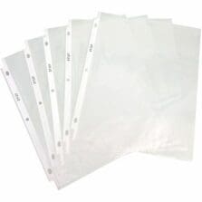 Sheet Protectors, Top Load, Light-Duty, Non-Glare, 8.5"x11", 200/BX, 5/CT, Clear