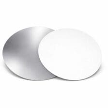 Lids, Board,7" Aluminum Pans, Durable, Easy-to-Label, Insulation, Food Storage, 500/CT, Silver