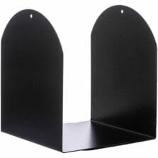 Bookends, Steel, Magnetic, 7"H, 2/Pair, 24 PR/CT, Black