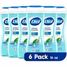 Body Wash, Liquid, HydracleanComplex, VitaminE, pHBalanced, Gentle, Spring Water, 16oz, 6/CT, Blue