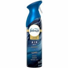 Air Freshener Spray, Natural Propellant, Warm Ocean Breeze Scent, 8.1oz, 6/CT, Blue