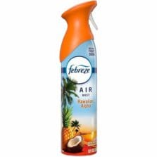 Air Freshener Spray, Natural Propellant, Hawaiian Aloha Scent, 8.1oz, 6/CT, Orange