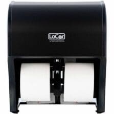 Dispenser,Bath Tissue, High-Capacity, Small Footprint, 13.23"x13.64"x7.38", Matte Black