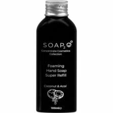Aluminum Vial Foaming Hand Soap Concentrate, 100mL, 4/BX, Clear