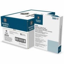 Multipurpose Paper, 3HP, 92 Bright, 20lb, 8-1/2"x11", 500/RM, 10/CT, WE