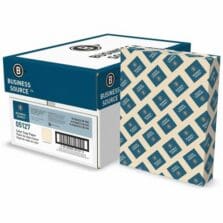 Multipurpose Color Paper, 20 lb, 8-1/2"x11", 500/RM, 10/CT, Ivory