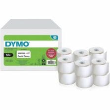 LabelWriter Multipurpose Labels, 2-1/4" x 4", 250/Roll, 12 Roll/PK, White