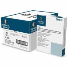 Multipurpose Paper, 96 Bright, 20lb, 8-1/2"x11", 500/RM, 10/CT, WE