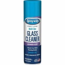 Glass Cleaner, Streak-Free, Quick-Dry, f/Fingerprints/Dust/Dirt, Ammonia-Free, Lavender, 19oz, 6/CT, Purple