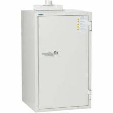 Safe, Charging,110V, 18Outlet, 2Shelf, DblWallSteel, Insulatd, KeyLock, 7.03CuFt, 27.25"Wx28"Dx48"H, WE