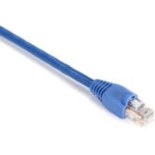 100 ft Category 5e Network Cable for Patch Panel, Wallplate, Network Device - First End: 1 x RJ-45 Network - Male - Second End: 1 x RJ-45 Network - Male - 1 Gbit/s - Patch Cable - Gold Plated Contact - CM - 24 AWG - Blue - 1 Each