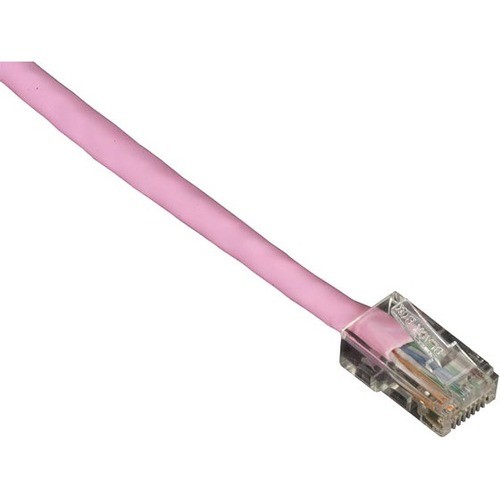 1 ft Category 5e Network Cable for Patch Panel, Wallplate, Network Device - First End: 1 x RJ-45 Network - Male - Second End: 1 x RJ-45 Network - Male - Patch Cable - CM - 24 AWG - Pink - 1 Each