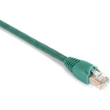 10 ft Category 5e Network Cable for Patch Panel, Wallplate, Network Device - First End: 1 x RJ-45 Network - Male - Second End: 1 x RJ-45 Network - Male - 1 Gbit/s - Patch Cable - Gold Plated Contact - CM - 24 AWG - Green - 1 Each