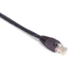 10 ft Category 5e Network Cable for Patch Panel, Wallplate, Network Device - First End: 1 x RJ-45 Network - Male - Second End: 1 x RJ-45 Network - Male - 1 Gbit/s - Patch Cable - Gold Plated Contact - CM - 24 AWG - Purple - 1 Each