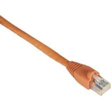 10 ft Category 6 Network Cable for Patch Panel, Wallplate, Network Device - First End: 1 x RJ-45 Network - Male - Second End: 1 x RJ-45 Network - Male - 1 Gbit/s - Patch Cable - Gold Plated Contact - CM - 24 AWG - Orange - 1 Each