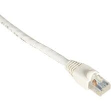 10 ft Category 6 Network Cable for Patch Panel, Wallplate, Network Device - First End: 1 x RJ-45 Network - Male - Second End: 1 x RJ-45 Network - Male - 1 Gbit/s - Patch Cable - Gold Plated Contact - CM - 24 AWG - White - 1 Each