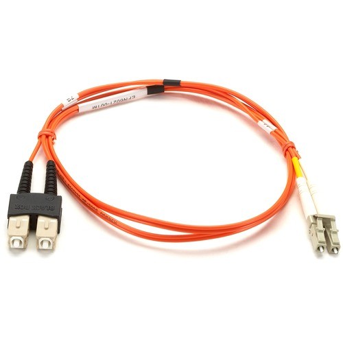 3.20 ft Fiber Optic Network Cable for Network Device - First End: 2 x SC Network - Male - Second End: 2 x LC Network - Male - Patch Cable - OFNR - 50/125 &micro;m - Orange - 1 Each