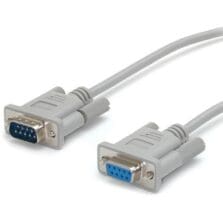15FT VGA MONITOR NULL MODEM SERIAL CABLE DB9 M/F