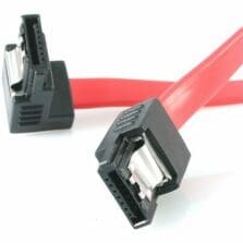 1.50 ft SATA Data Transfer Cable for Hard Drive, Motherboard, Solid State Drive - First End: 1 x 7-pin SATA - Male - Second End: 1 x 7-pin SATA - Male - 6 Gbit/s - Red - 1 Each